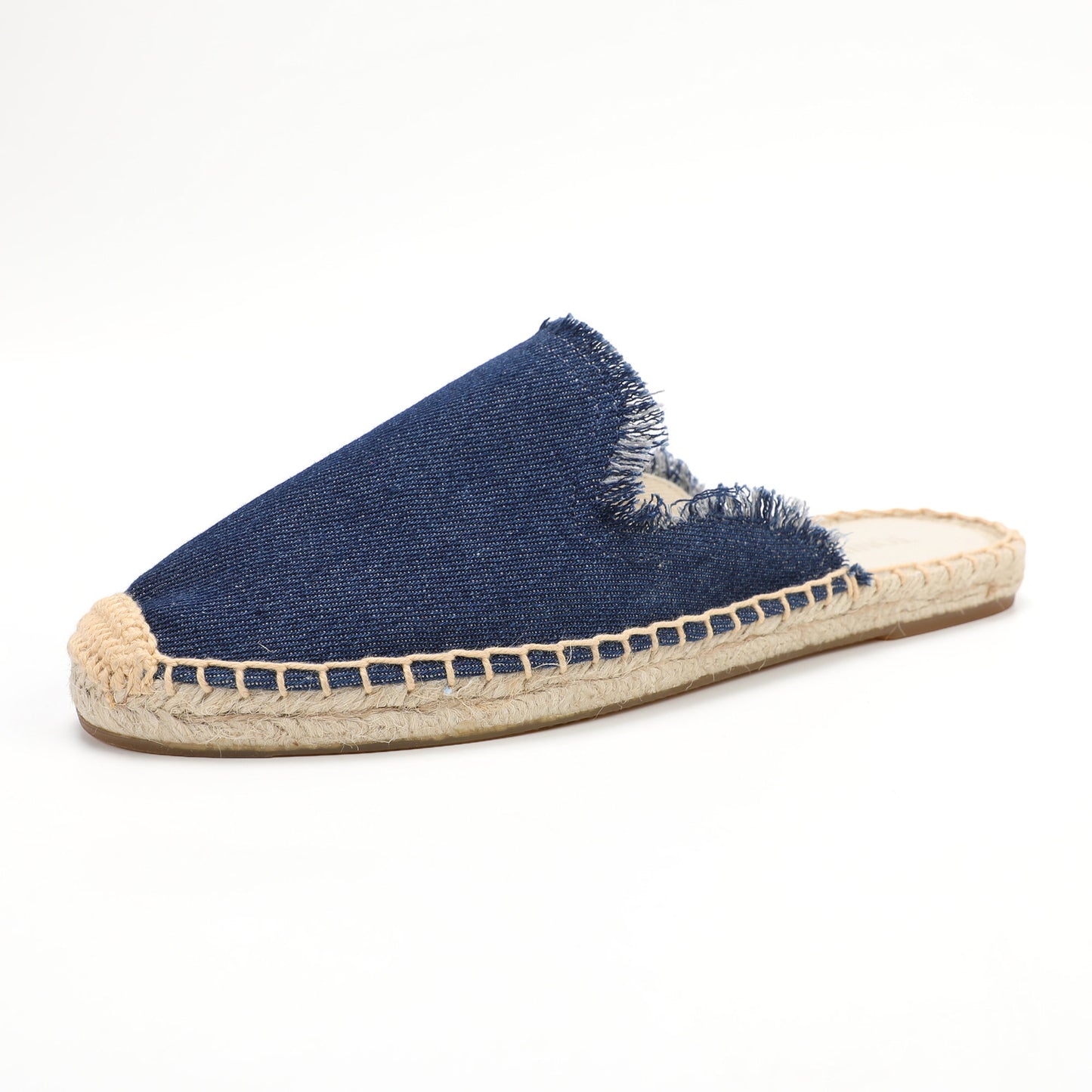 Women's Wool & Denim Espadrille Mules