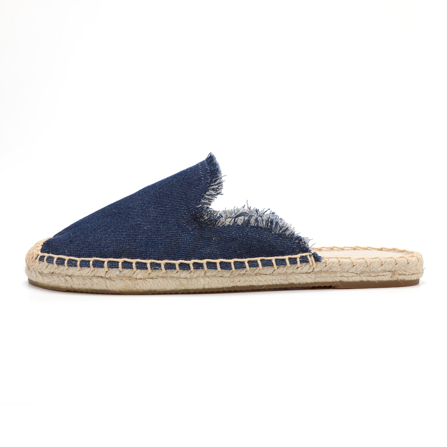 Women's Wool & Denim Espadrille Mules