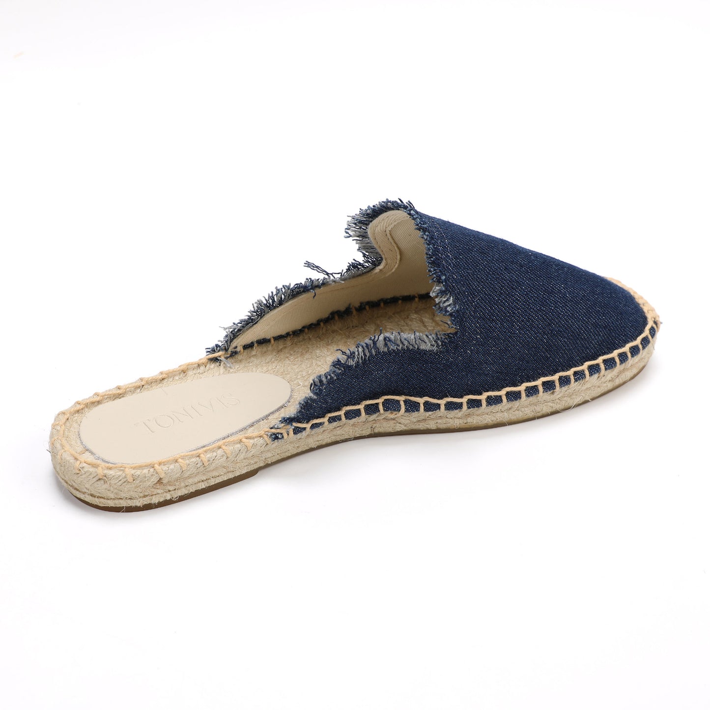 Women's Wool & Denim Espadrille Mules