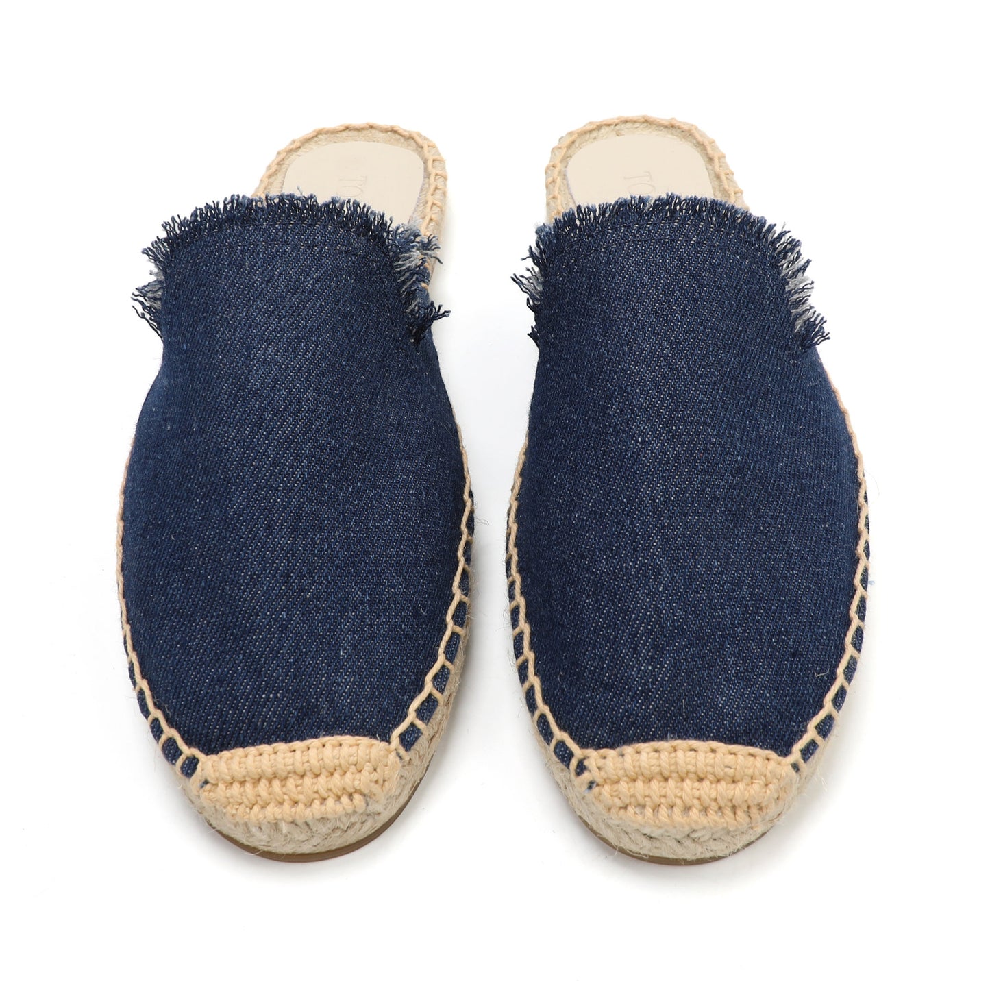 Women's Wool & Denim Espadrille Mules
