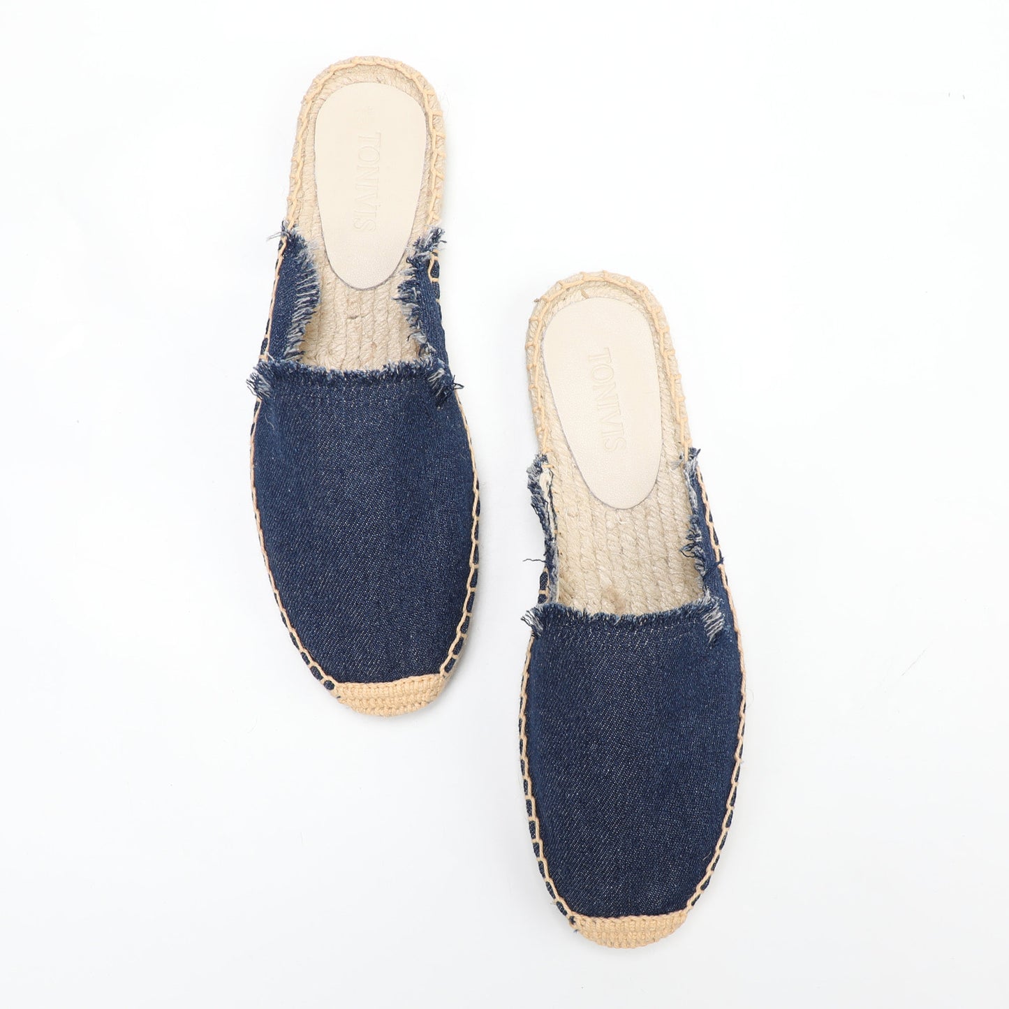 Women's Wool & Denim Espadrille Mules