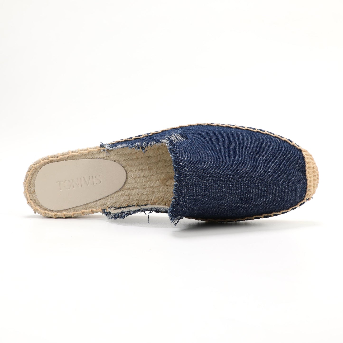 Women's Wool & Denim Espadrille Mules