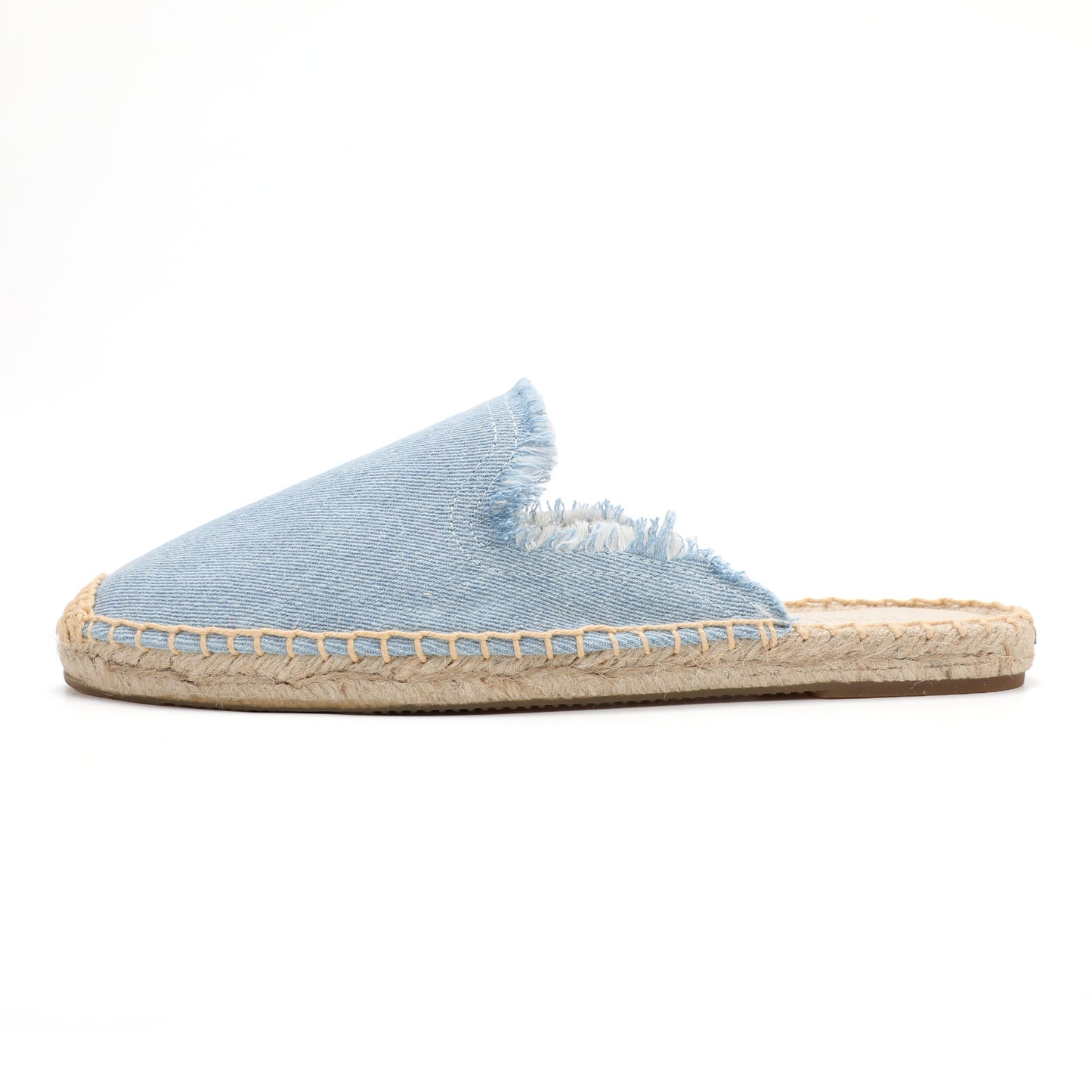 Women's Wool & Denim Espadrille Mules