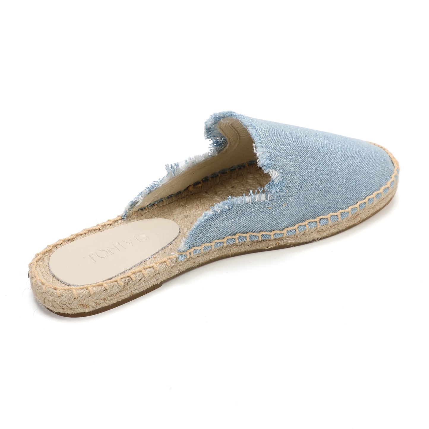 Women's Wool & Denim Espadrille Mules