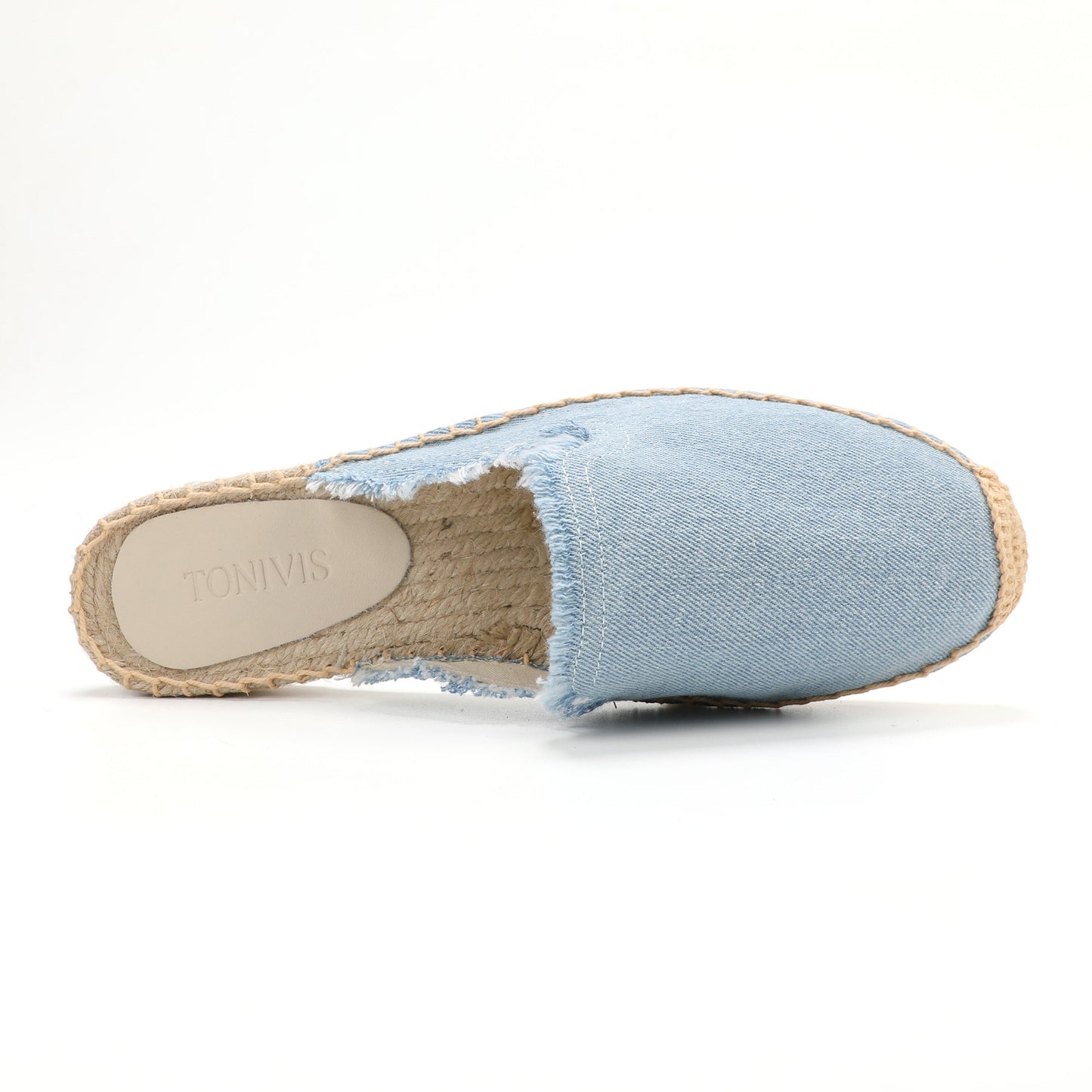 Women's Wool & Denim Espadrille Mules