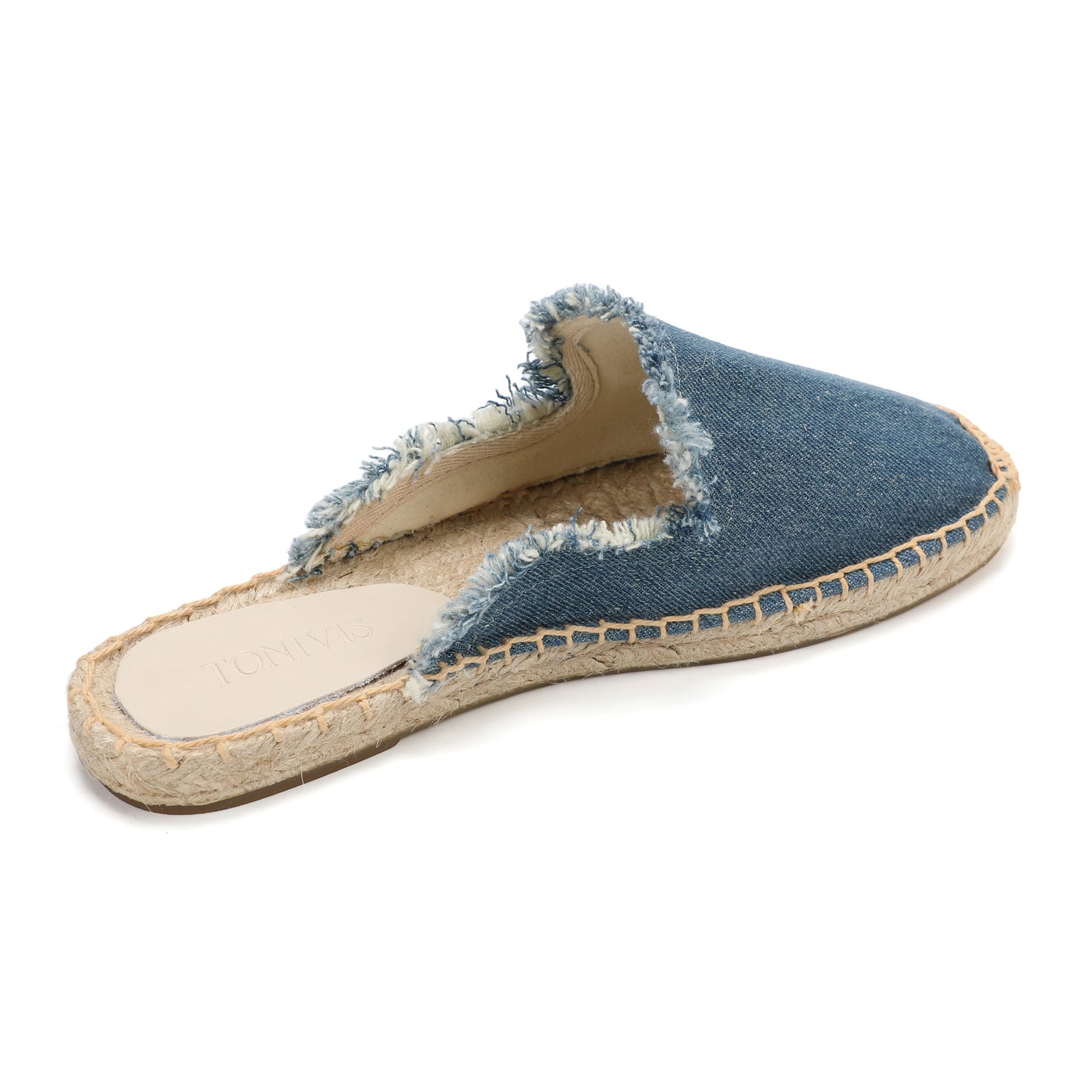 Women's Wool & Denim Espadrille Mules