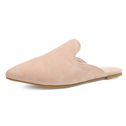 Leopard Print Pointed Toe Mules for Women – Chic Slip-On Flats